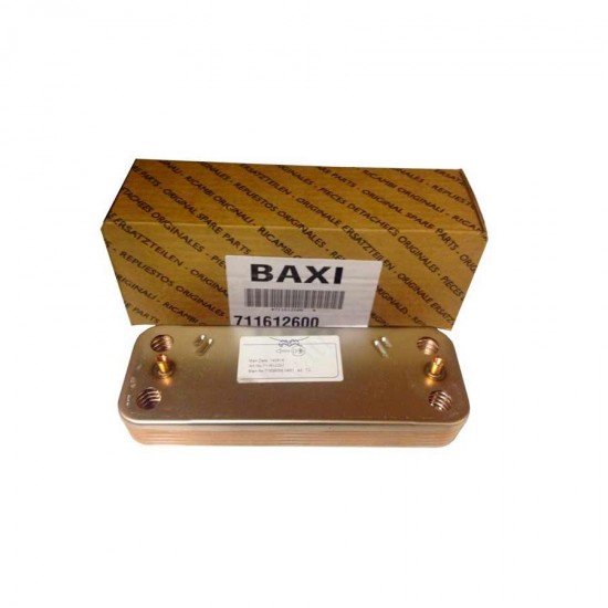 Теплообменник ГВС вторичный BAXI (10 пластин)